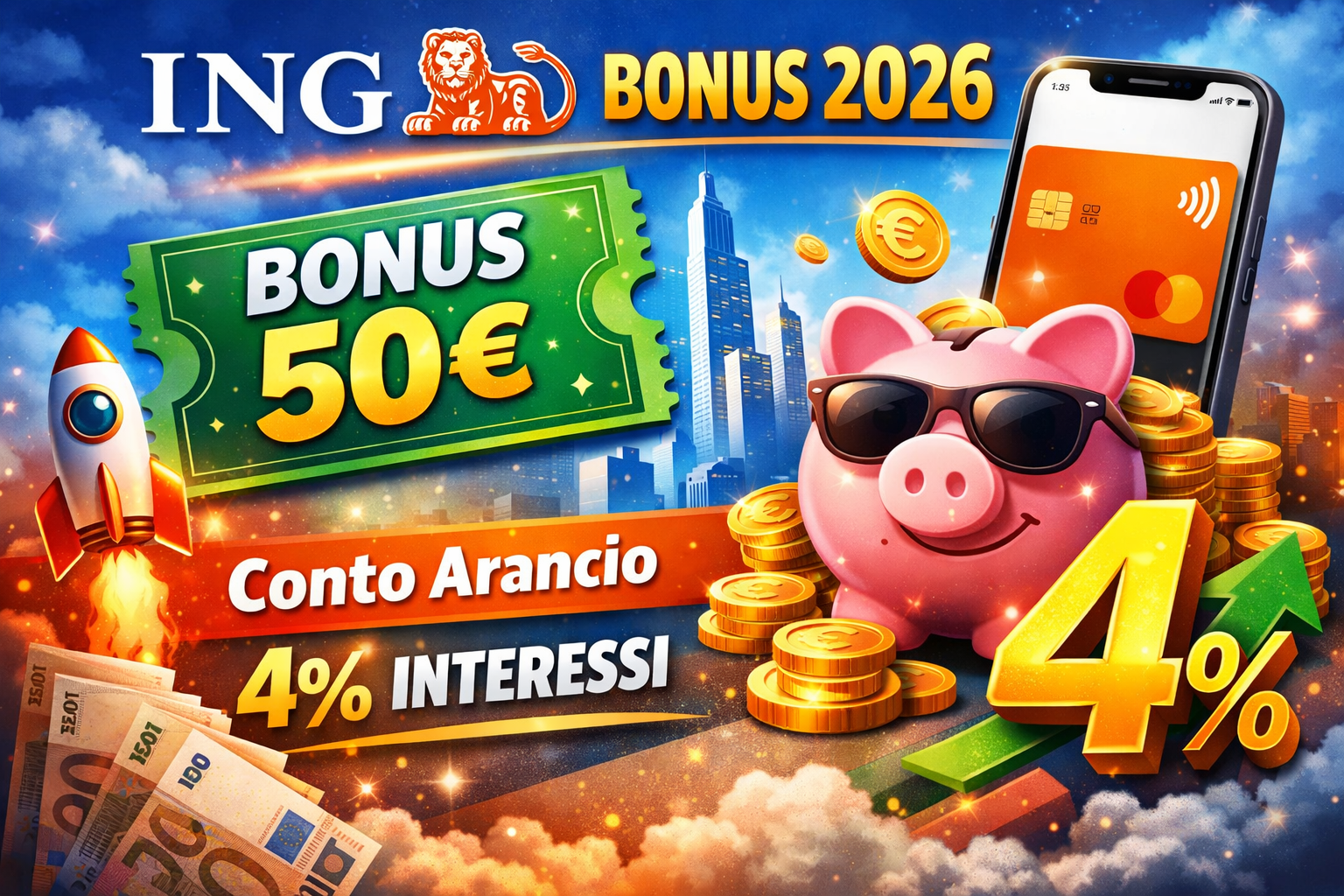 Bonus ING 2026 Conto Arancio