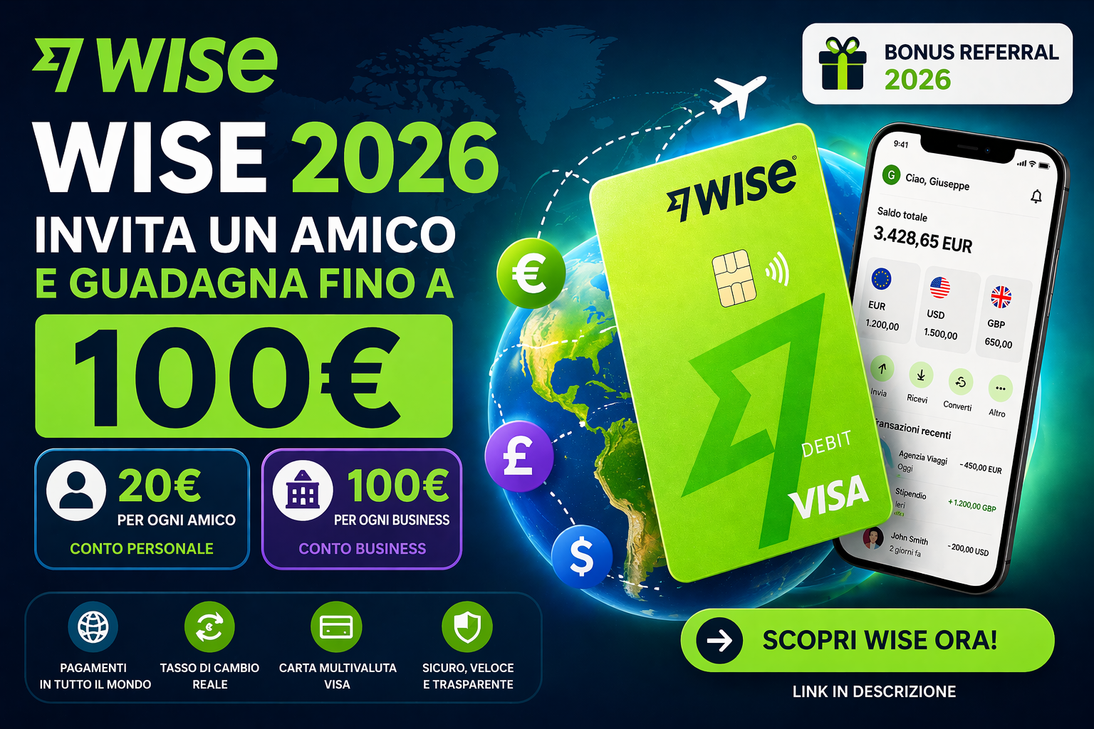 Wise invita un amico 2026